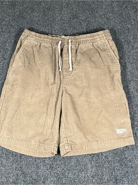 Wellen Corduroy Longrider Easy Shorts Men’s Size Large Brown Beige 8” Inseam